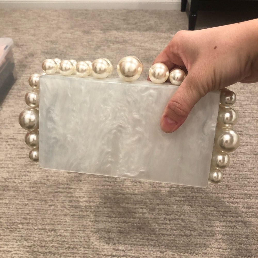 Pearl Bridal Clutch